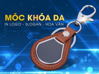 Xưởng sản xuất móc khóa da giá rẻ, in khắc logo theo yêu cầu
