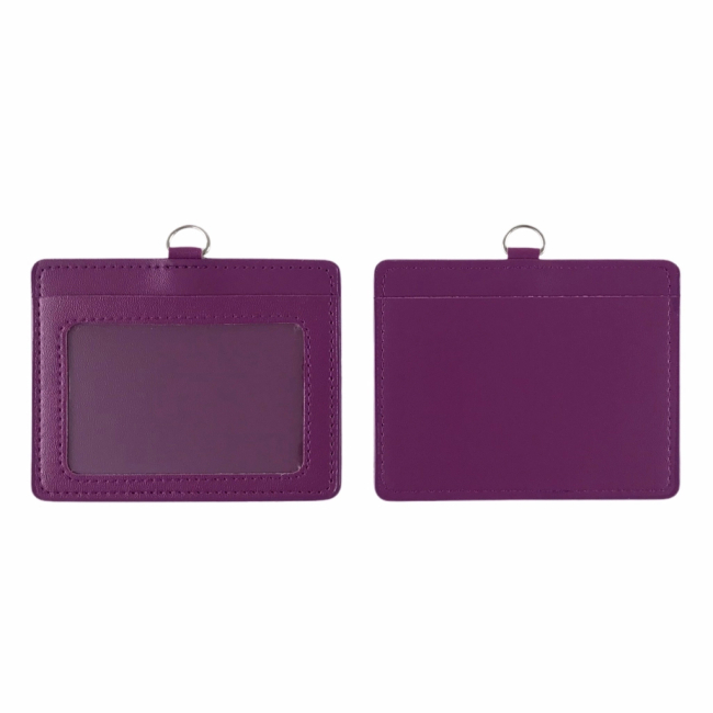 Bảng tên da 8.5x5.5cm 2 ngăn ngang (25)