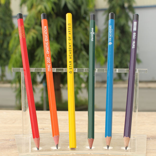  Bút chì đen lỏi 2B dạng lục giác 3678-2B