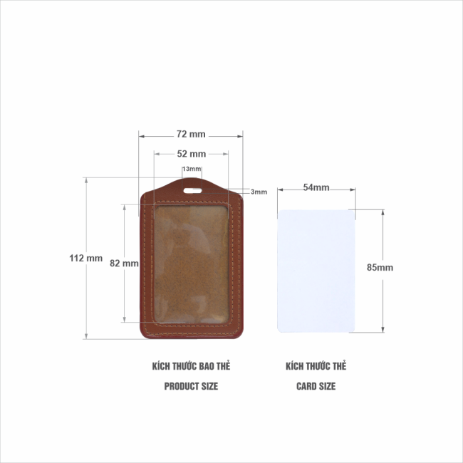 Bao đựng thẻ nhân viên SIBAO V1