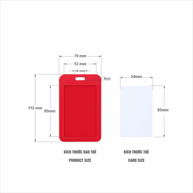 Bao đựng thẻ nhân viên Ucard U-025V