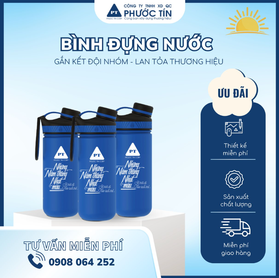 Bình giữ nhiệt quà tặng du lịch