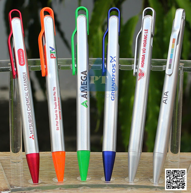 Bút bi, bút chì in logo doanh nghiệp