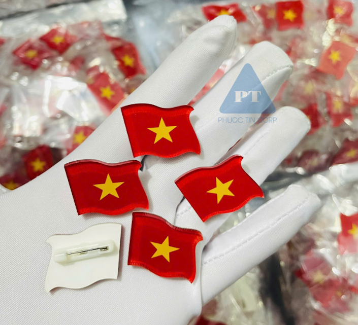 In pin cài áo theo yêu cầu