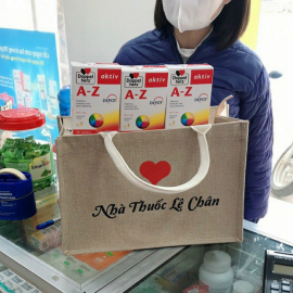 Túi cói nhà thuốc Lê Chân